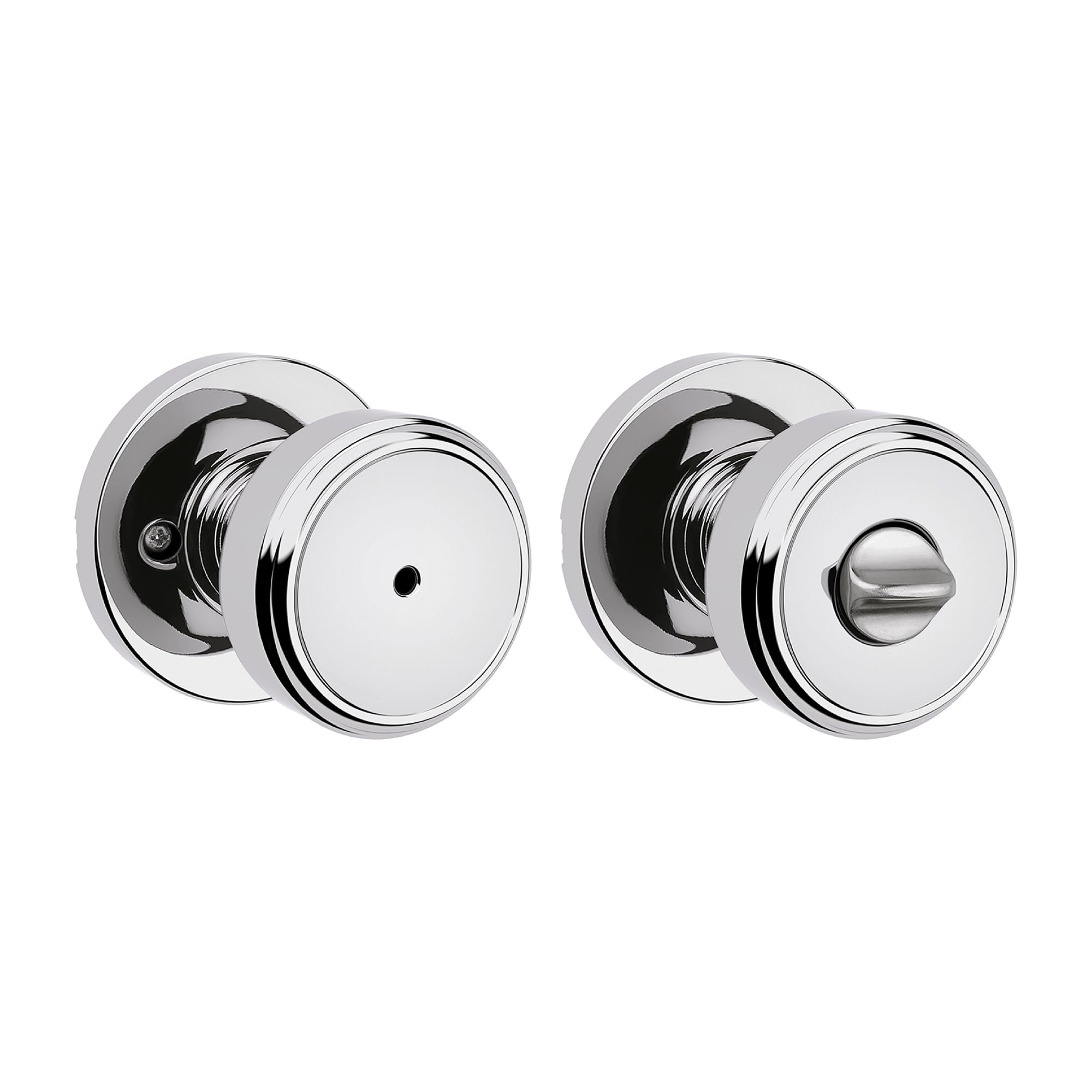 Kwikset Maven Privacy Door Knob - Chrome -1