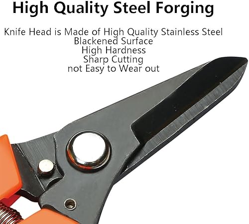 Miniatura 4 de Cortadora de pezuñas de cabra de acero al carbono para ovejas, cabras, pezuñas de cerdo, a prueba de óxido, recortadoras de doble hoja, podredumbre