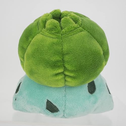 Miniatura 4 de Sanei Pokemon All Star Series PP17 Bulbasaur - Peluche de peluche, 4 pulgadas, verde, azul
