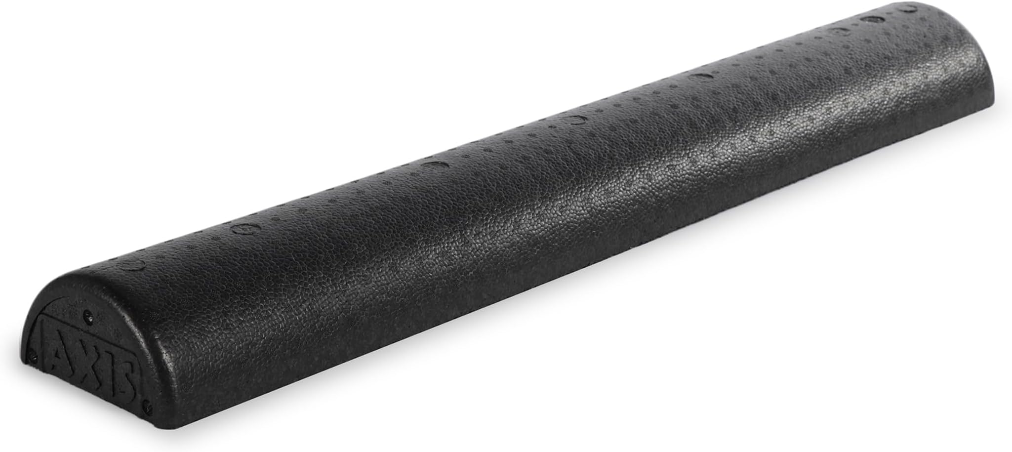 AXIS Firm Foam Roller, High Density Foam Roller for Physical Therapy, Yoga, Pilates, Fitness Exercise and Sports Training (Black, 36" X 3" Half-Round)