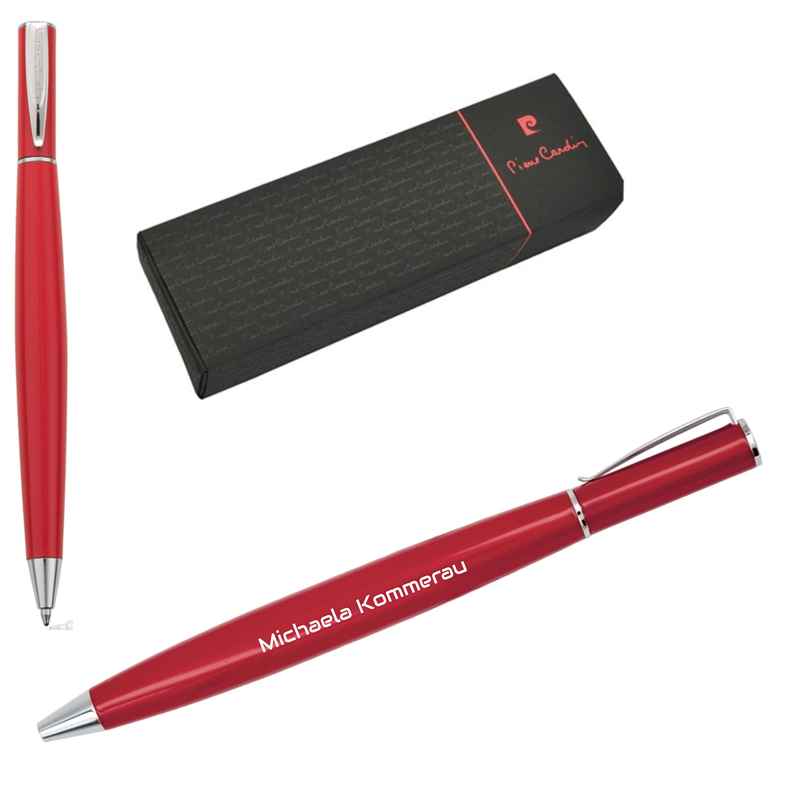 Pierre Cardin® MATIGNON Stylo à bille avec gravure | Étui pour stylo de qualité supérieure | mine bleue | noble | cadeau personn