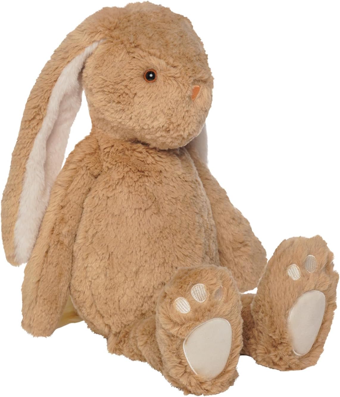 Manhattan Toy Willow The Coffee & Beige Snuggle Bunnies 12" Stuffed Animal with Embroidered Accents - Image 5