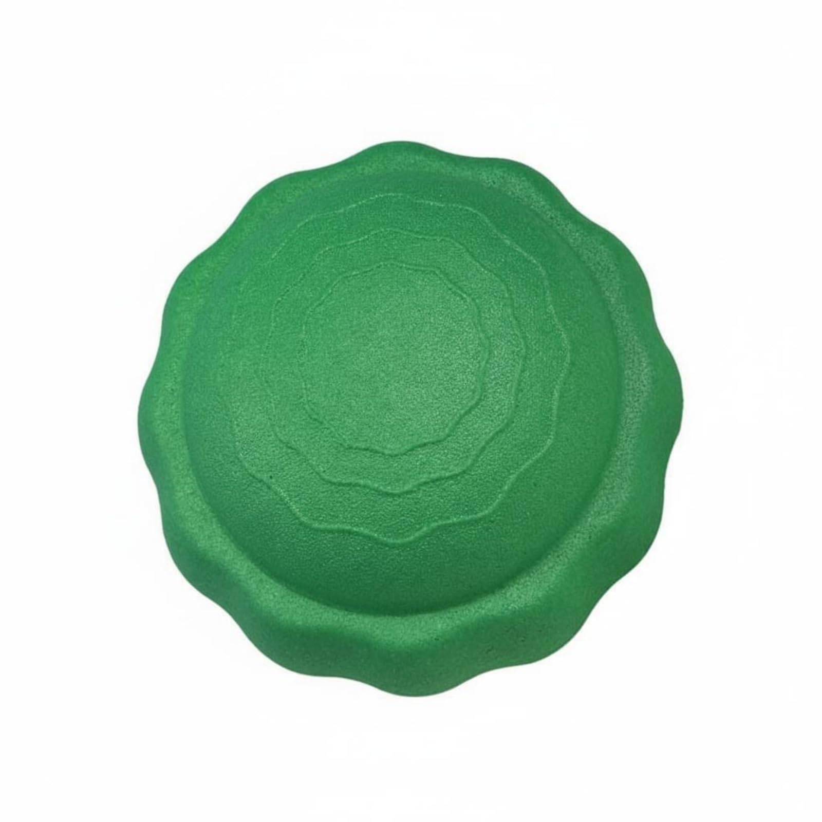Enakshi Textured Wave Stepping Stone Rounded Edges Sensory Balance Stones Lightweight Foam Balance Stone Long-Lasting, Green Wave-image-31