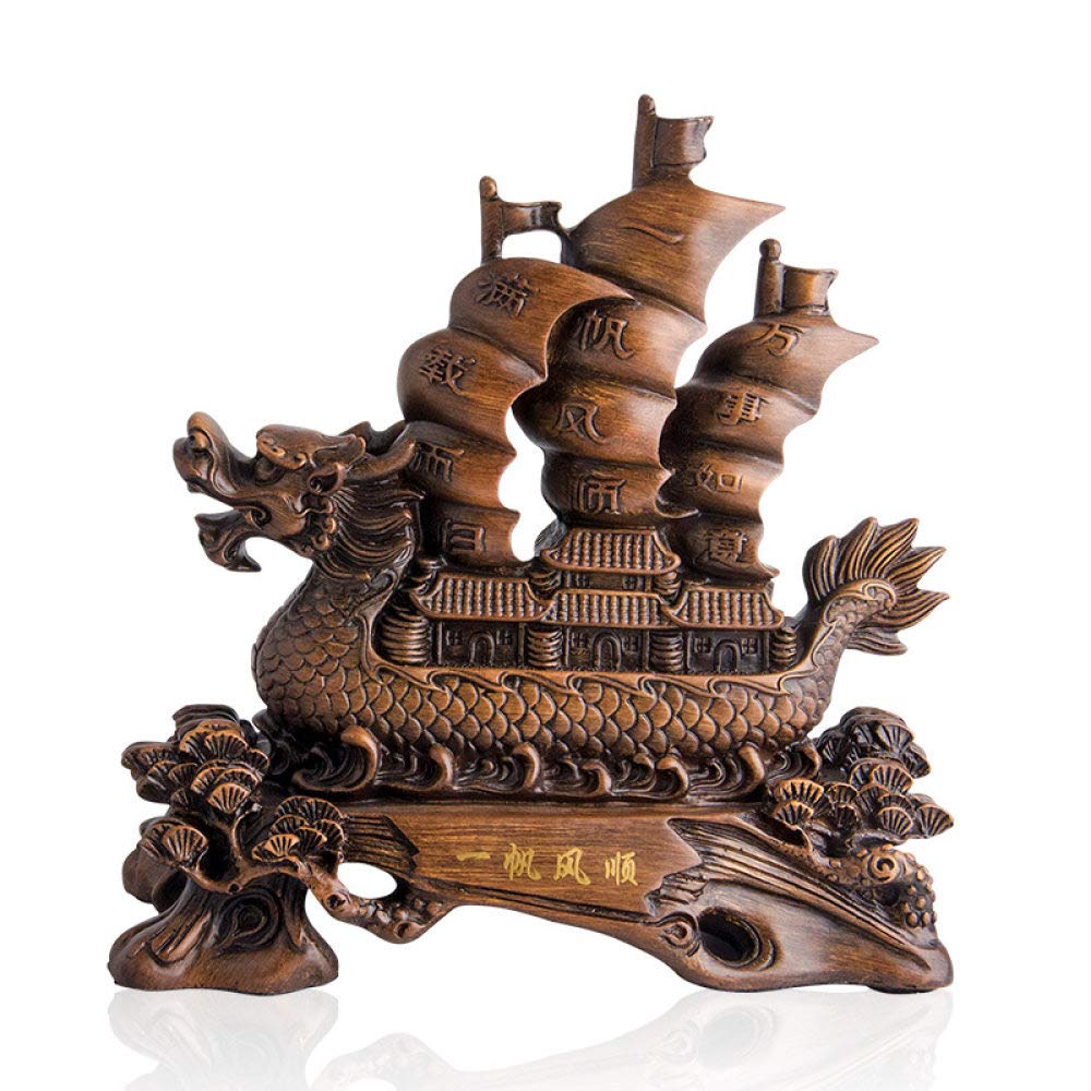 Mini statue voilier pour personnaliser un espace vide de maison