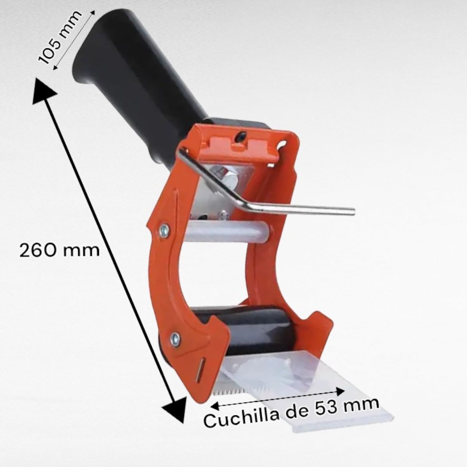 Precintadora Cinta Embalar Naranja - Precintadora Profesional Cinta Embalaje - Dispensadora de Cinta de Embalar - Dispensador de Cinta de Embalaje Naranja - Precintadora de Alta Calidad