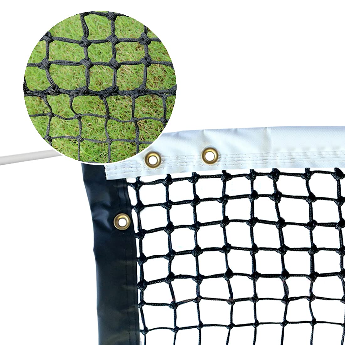 PROGOAL Tennis Net 42FT Professional Heavy Duty Nylon Net Double, Compatible with All Standard Tennis Posts, IncludedIndoor Outdoor Court (Double Braided)