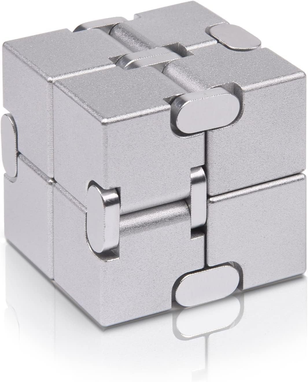 YLMKDE Fidget Cube New Version Fidget Toys - Metal Infinity Cube for Stress and Anxiety Relief/ADHD, Ultra Durable Sensory