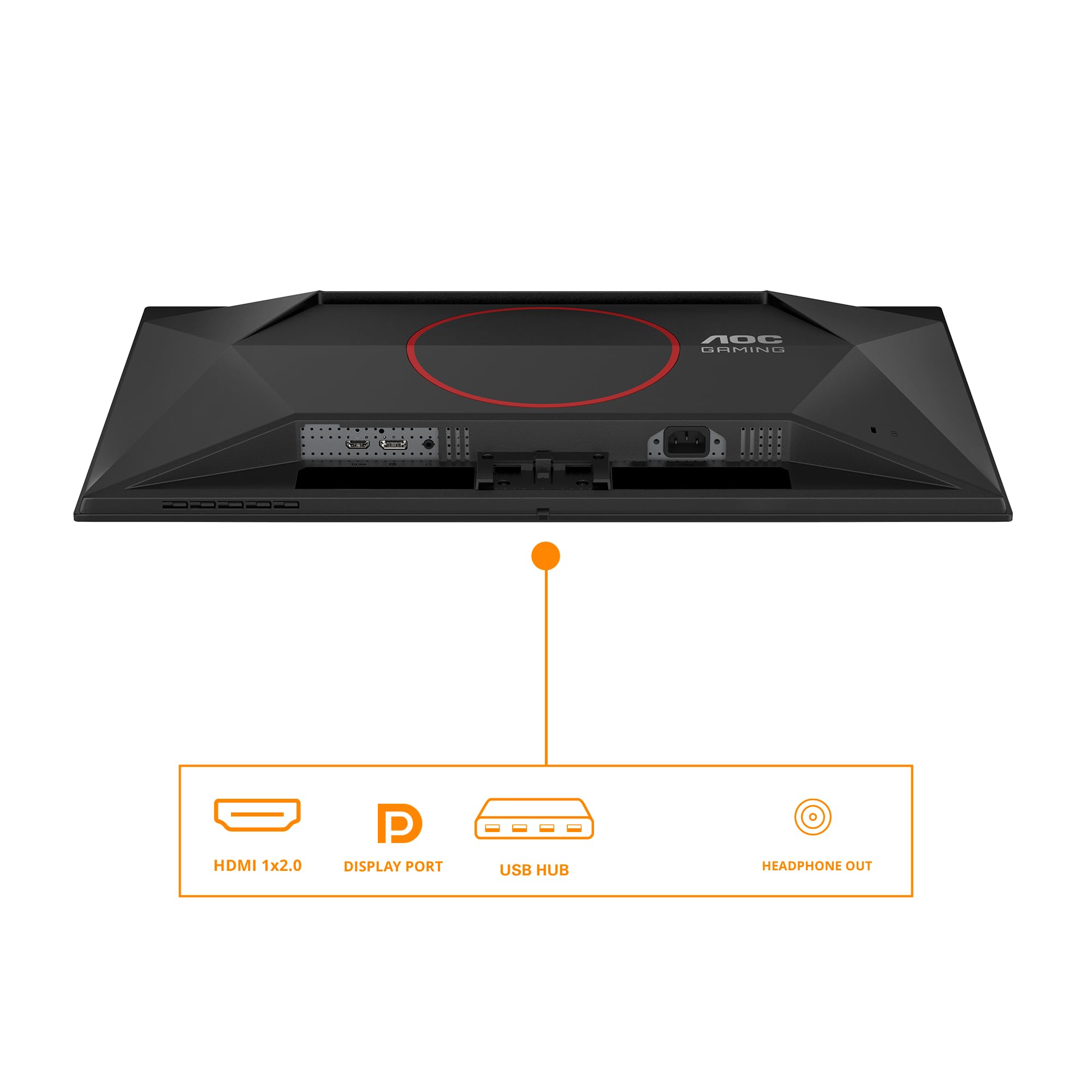 AOC Gaming Monitor Q27G41ZDF 27 pollici 2560x1440, WQHD, 240Hz, QD-OLED Panel, 0.03ms GtG, (HDMI1x 2.0 DP 1x 1.4) HDR10, G-Sync Compatible, Nero