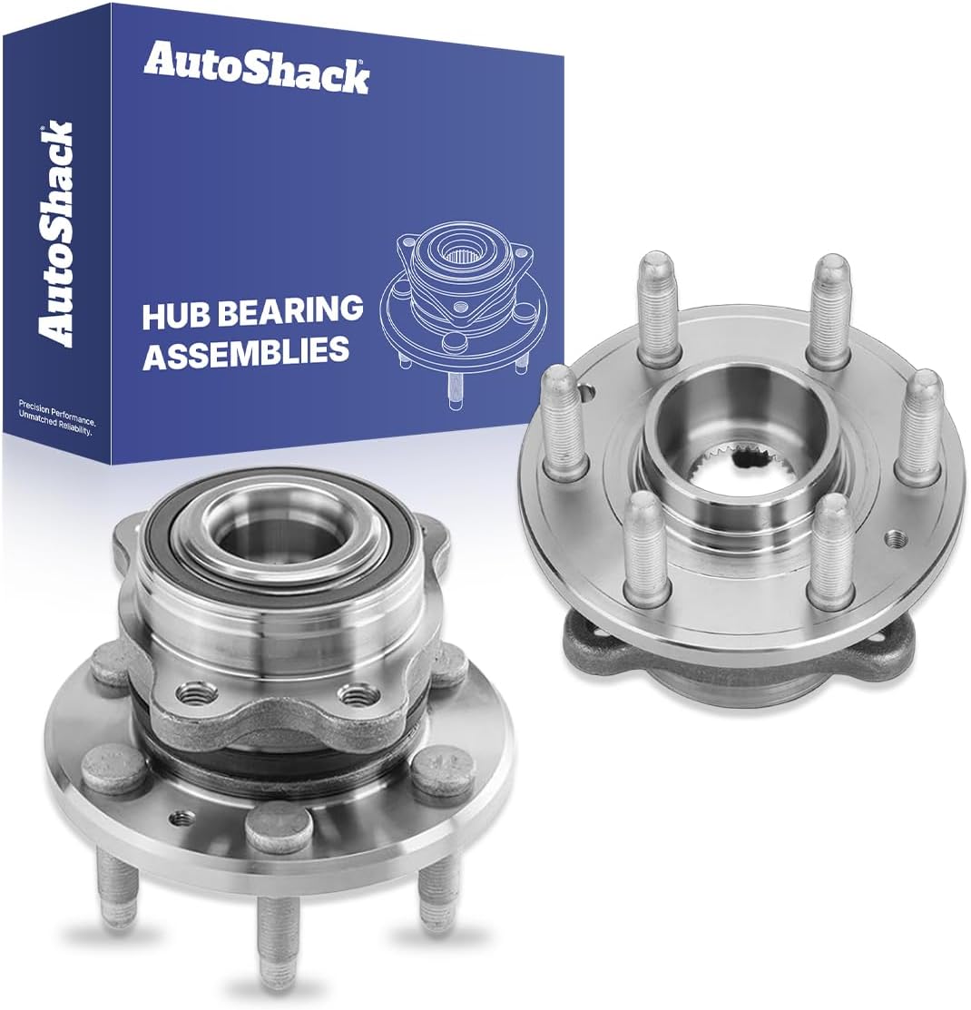 AutoShack Front Wheel Hub Bearing Assemblies with ABS Replacement for 2015-2022 Chevrolet Colorado 2015-2022 GMC Canyon 2-PC
