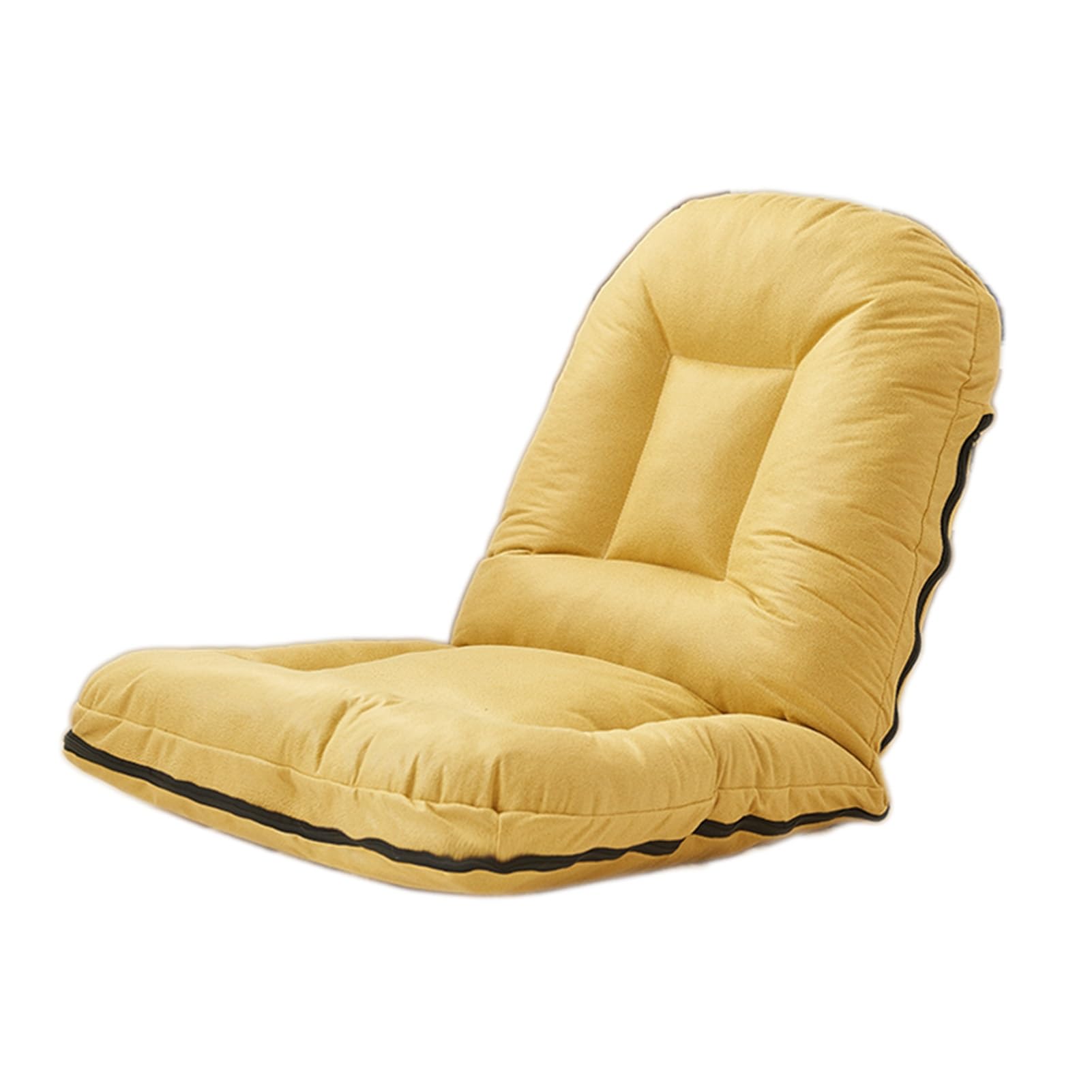 Chaise de sol réglable avec support dorsal siège pliable rembourré confortable