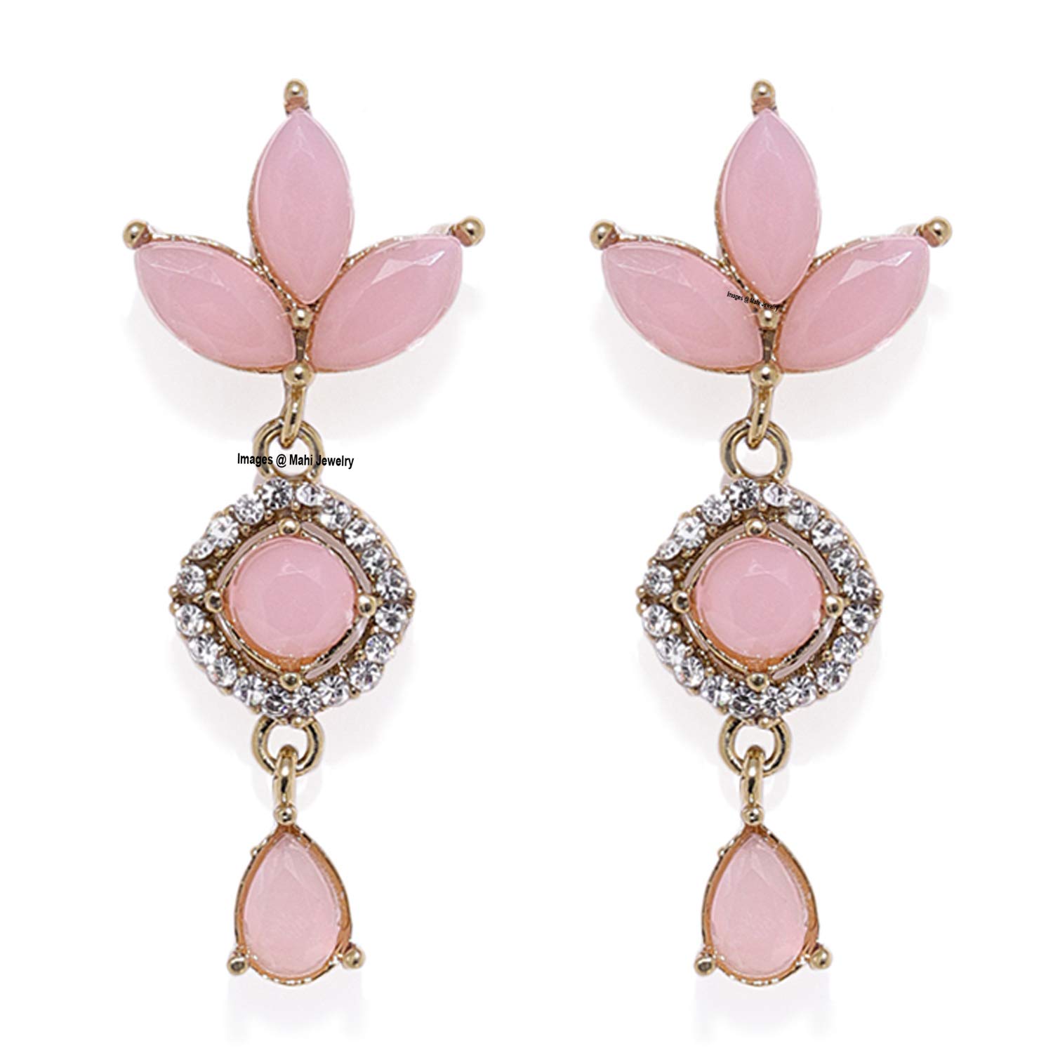 See full amazon price history chart for Mahi Gold Plated Pretty mint pink crystals dangler earrings for girls and women ER1109549G Mahi Gold Plated Pretty mint pink crystals dangler earrings for girls and women ER1109549G (B07NPBLJ9X) Amazon Price History, Amazon Price Tracker
