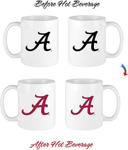 Miniatura 2 de Taza de café de cerámica con el logotipo de ThermoH de la NCAA (Auburn Tigers)