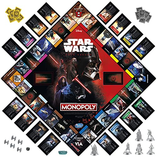 Hasbro Gaming : Star Wars Lato Oscuro, gioco da tavolo per famiglie, bambini, regalo Star Wars, Multi, 6 giocatori - Gadget - Immagine 4