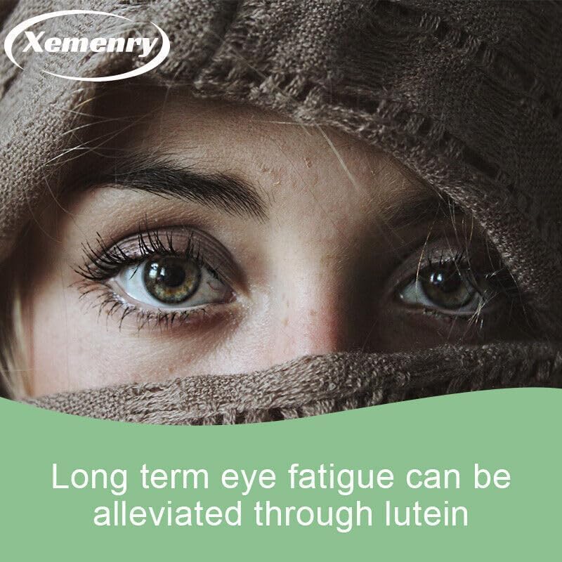 Compléments de soutien oculaire pour adultes (120 gélules) avec lutéine et zéaxanthine – Compléments pour la santé des yeux et de la vision