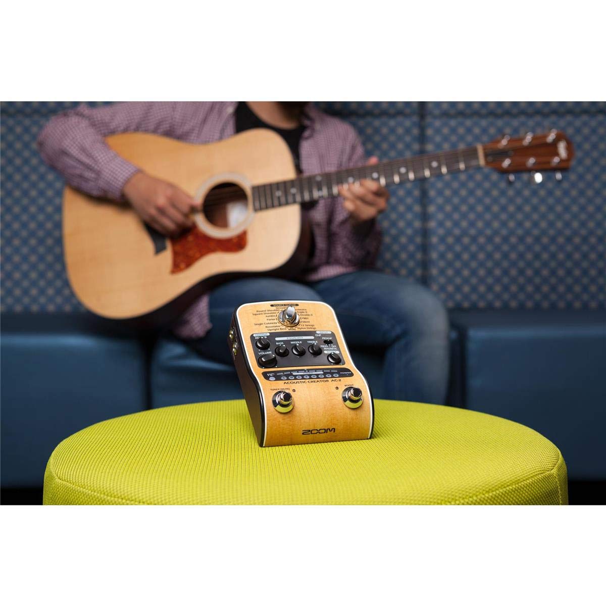 Amazon.com: Zoom AC-2 Acoustic Pedal with DI with Tone Restoration