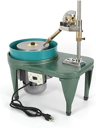 Máquina eléctrica de facetado de gemas de 180 W 110 V 0-2800 RPM Pulidora de joyas Jade Flat Grinder Rectificado para jade, ágata, ámbar y piedras