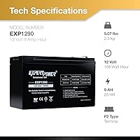 Vista 3 de expertpower exp1290 – 2 Negro Batería de repuesto