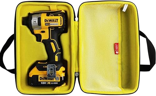 Hermitshell Funda de viaje para destornillador de impacto DEWALT DCF887B/DCF888B/DCF845B20V MAX XR