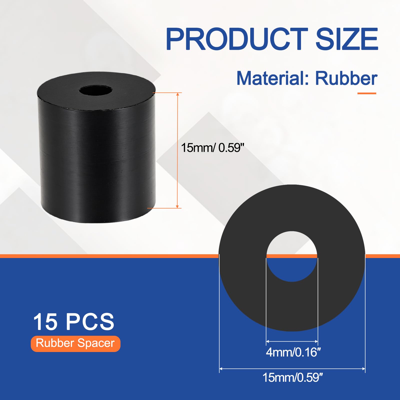 YELARXI Multi Purpose Rubber Spacer - Image 2