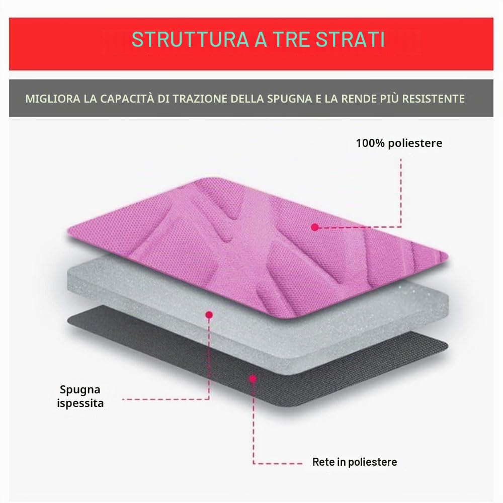 Auto Set Completo di Coprisedili per Fiat Panda 2003-2024/Fiat Panda 4x4 2004-2024, Traspirante 5 Posti Auto Copri Sedili Antiscivolo Confortevole Protezione Accessori,F/Pink