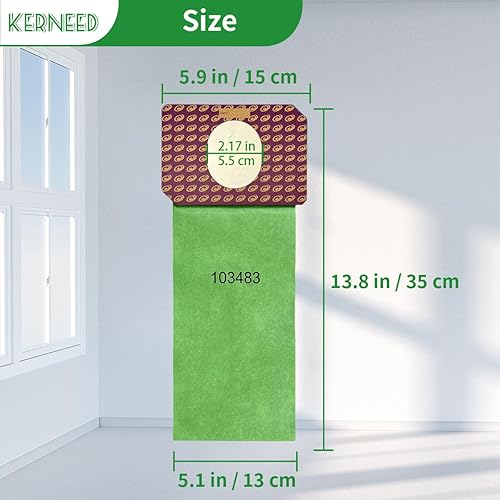 Miniatura 5 de Paquete de 15 bolsas de filtro micro 103483 de repuesto para aspiradora vertical ProTeam de 3.25 cuartos de galón ProForce 1200XP y 1500XP,