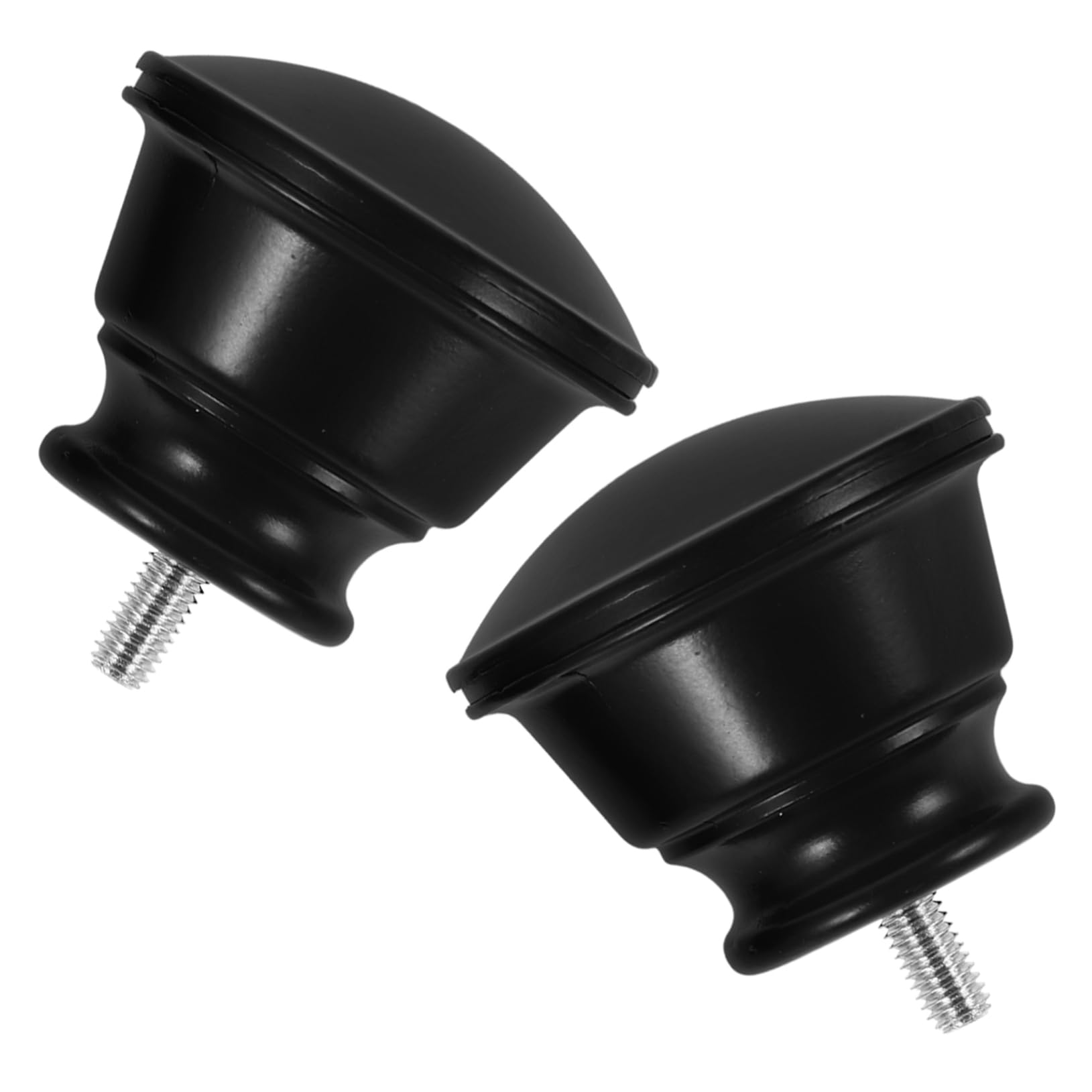 Lot de 10 embouts fins pour tringle à rideaux - Accessoires de décoration d'intérieur élégants - Facile à installer - Design moderne