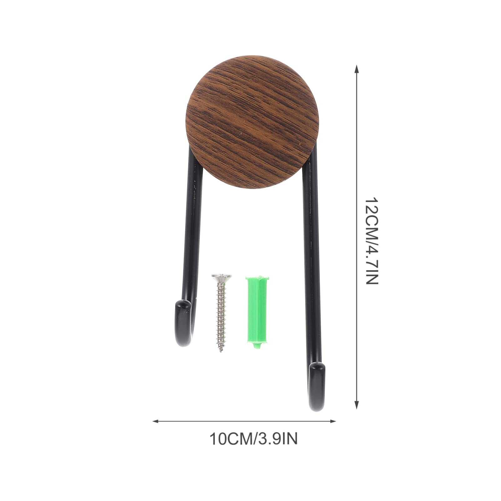 VASDEV 3 piezas Gancho Adhesivo para llaves A Bastidores Grano de la habitación Tornillos de punta de acero inoxidable pesado Toalla de cocina Dormitorio individual Abrigo de hogar Perfor