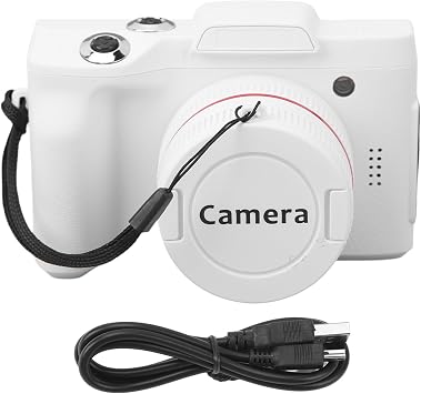 写真撮影&ビデオブログ用デジタルカメラ、初心者用16mp 1080pビデオカメラ、オートフォーカス、16倍ズーム、フラッシュ、2.4インチフリップスクリーン、16:9、32gb Tfカード対応