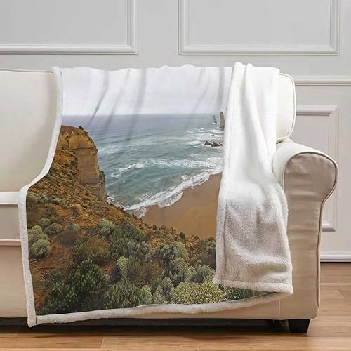 Miniatura 15 de Canvas Acrylic Digital Design Cobijas Calientes para Invierno Thermal Blanket Soft, Plush, Fluffy, for Sofa, Couch, Bedroom Small Size 31.5In x 47In