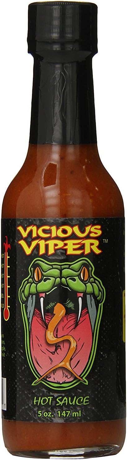 RetailSource Vicious Viper Hot Sauce, 6 Count
