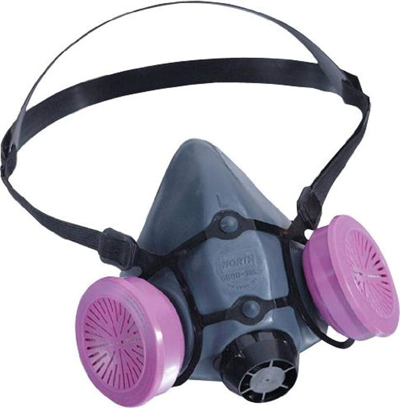 Respirador de media máscara Honeywell serie 5500 mediano y 2 filtros P100 (paquete de paquete)