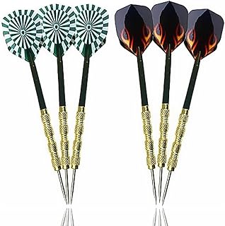 ダーツ 初心者 練習用 入門級家庭用ダーツ 矢 6本 ハウスダーツ 入門用 忘年会 イベントに活躍 ハードダーツ スチールチップ 14g 6本セット 初心者・初中級者向け