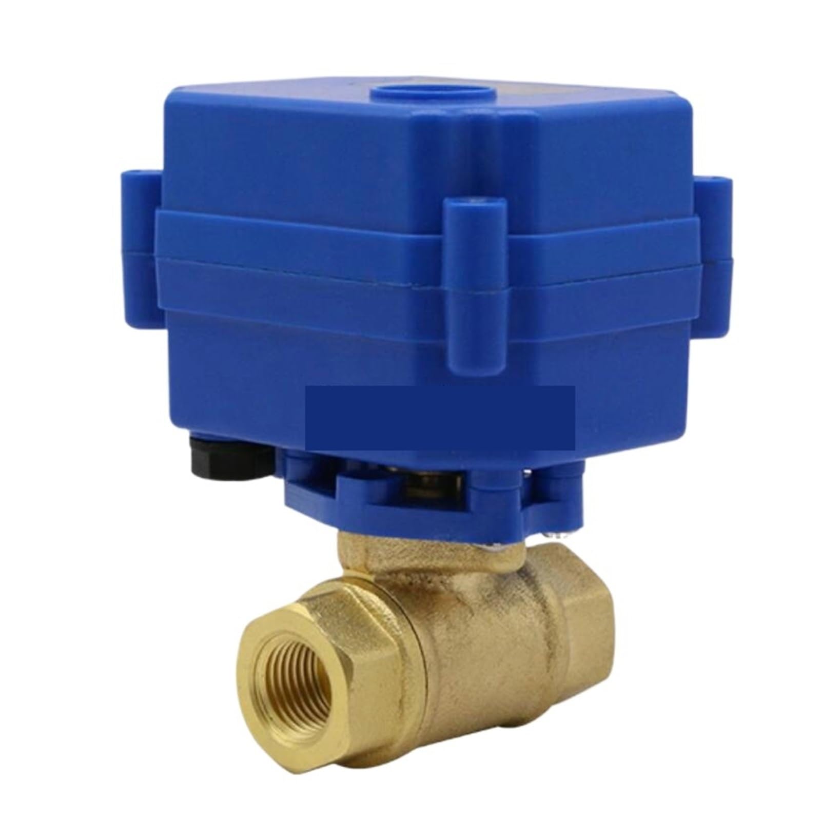 Válvula eléctrica de latón CWX-15Q de 220V con rotación de bola para tuberías de 3/8"