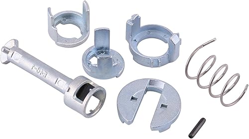 Miniatura 8 de Kit de reparación de cilindros de cerradura de puerta delantera izquierda derecha de aleación de zinc compatible con E46 3 Series 1998-2005