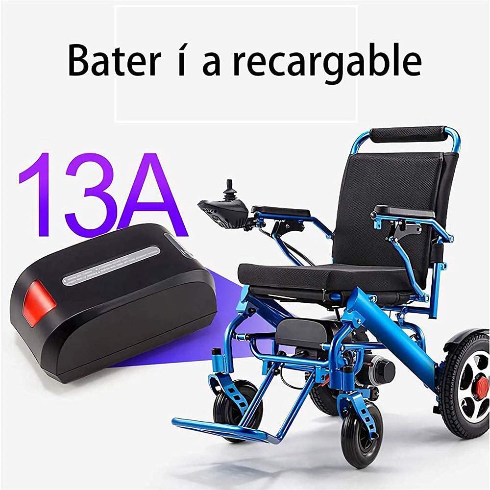 Silla de Ruedas eléctrica de Aluminio Plegable - Prim Ancho de Asiento 45 cm