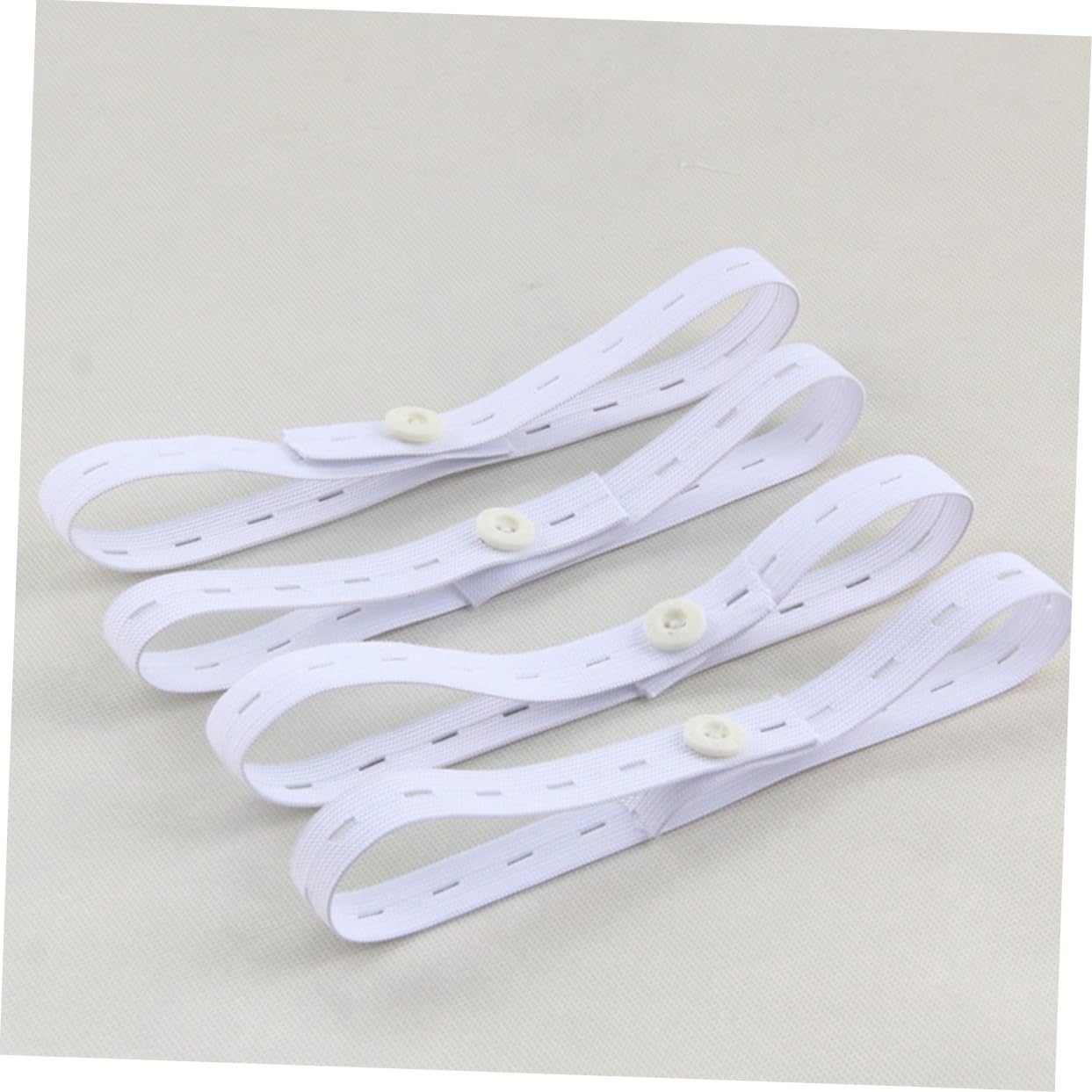 15pcs Adjustable Diaper Fixing Belts Elastic Nappy Fastening Buckles Comfortable Soft Belt for Secure Diaper Fit and Gentle Abdomen Support