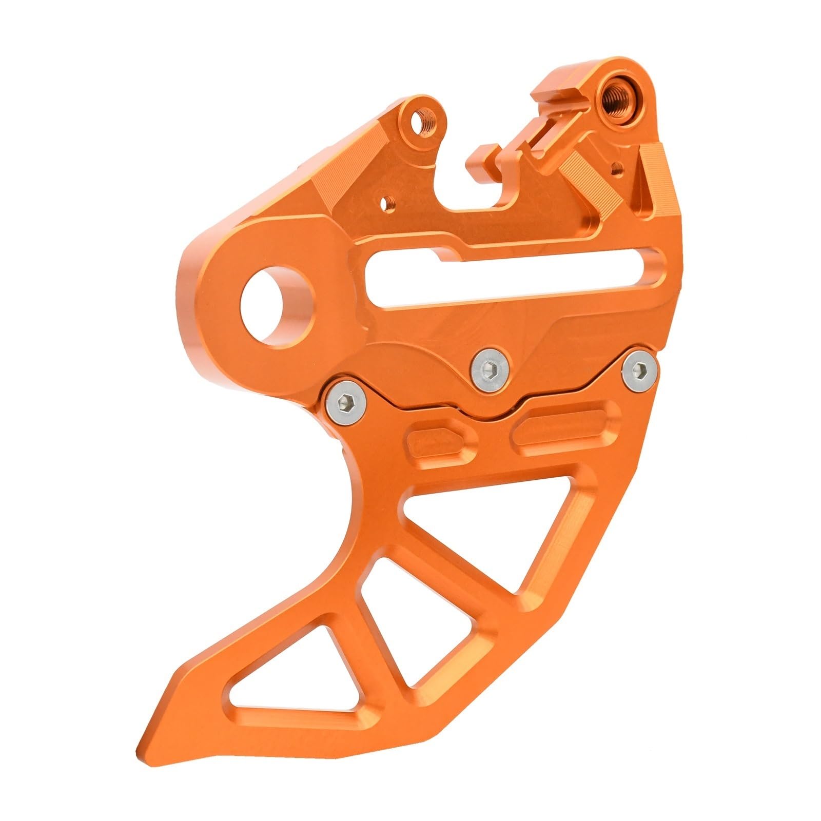 Osłona zębatki Pasuje do KTM SX SXF XC XCF XCW EXC EXCF TPI Six Days 125 250 300 Tylny zacisk hamulcowy z osłoną tarczy hamulcowej(20mm Axle Orange)