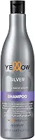 Yellow Silver Shampoo Anti-Amarelo – Para loiros frios e grisalhos - Elimina tons acobreados e amarelados – Uso de 1 a 2 vezes na semana - Qualidade Profissional de Salão 500ml