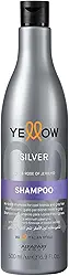 Yellow Silver Shampoo Anti-Amarelo – Para loiros frios e grisalhos - Elimina tons acobreados e amarelados – Uso de 1 a 2 vezes na semana - Qualidade Profissional de Salão 500ml