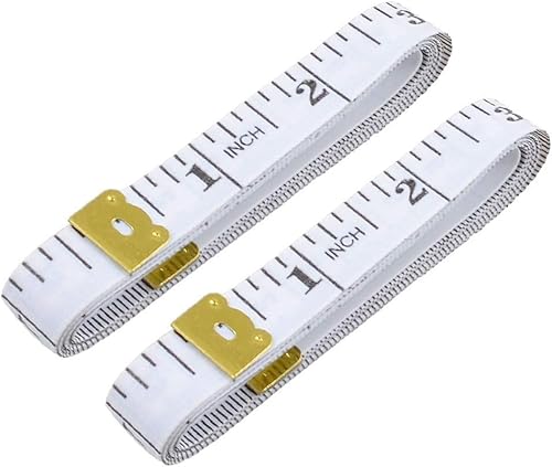 X-DREE Sewing Tailor Cloth Flexible Measure Ruler Tape 60Inch150cm White Black 2 Pieces(Costura Sastre de tela Medida Flexible Regla Cinta 60 disponible en Yaxa Colombia
