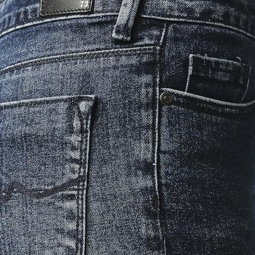 Image of Pepe Mid Wash Cotton Blend Skinny Fit Womens Jeans