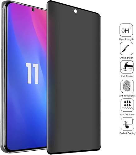 Miniatura 6 de Protector de pantalla de privacidad para Samsung Galaxy A7 A8 A9 A50 A51 A71 A81 A91 A31 A41 A21 A30 A50 Película Cobertura completa Anti-espía Peep