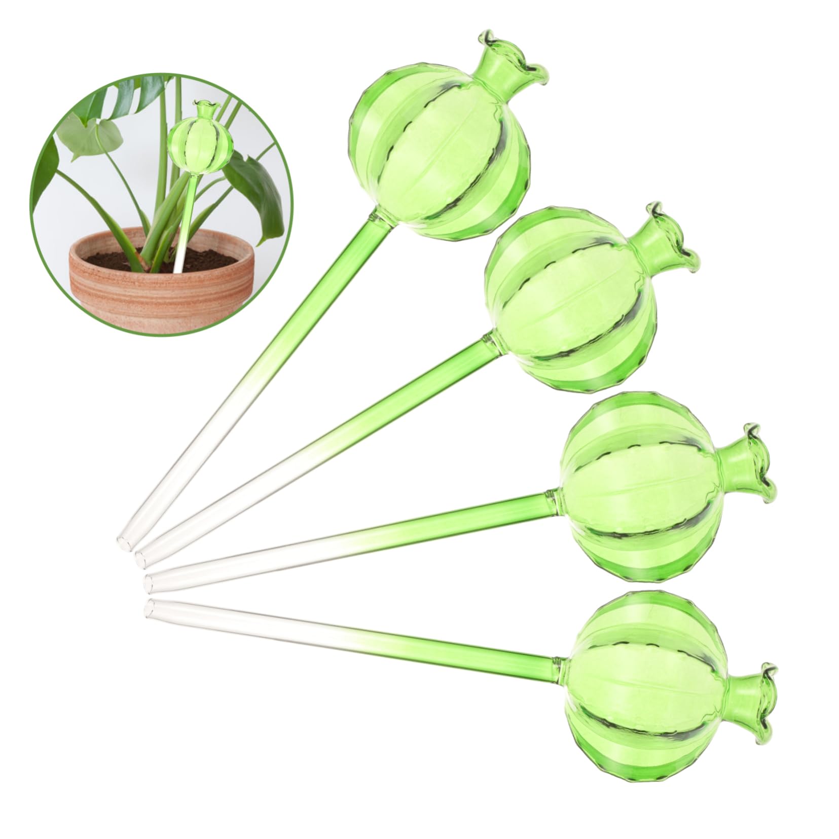 POPETPOP 12 Pièces Pot de Fleurs à arrosage Automatique Plante d'intérieur Jardinage Outillage Pot de rempotage Pots de Fleurs bulbes d'arrosage des Plantes Globes d'arrosage Un Verre