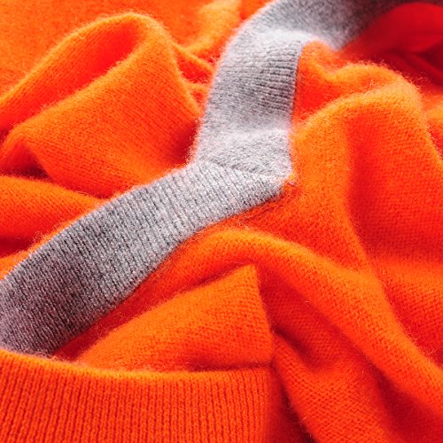 ZHILI Men's Perfect Slim Fit V-Neck Cashmere Sweater4