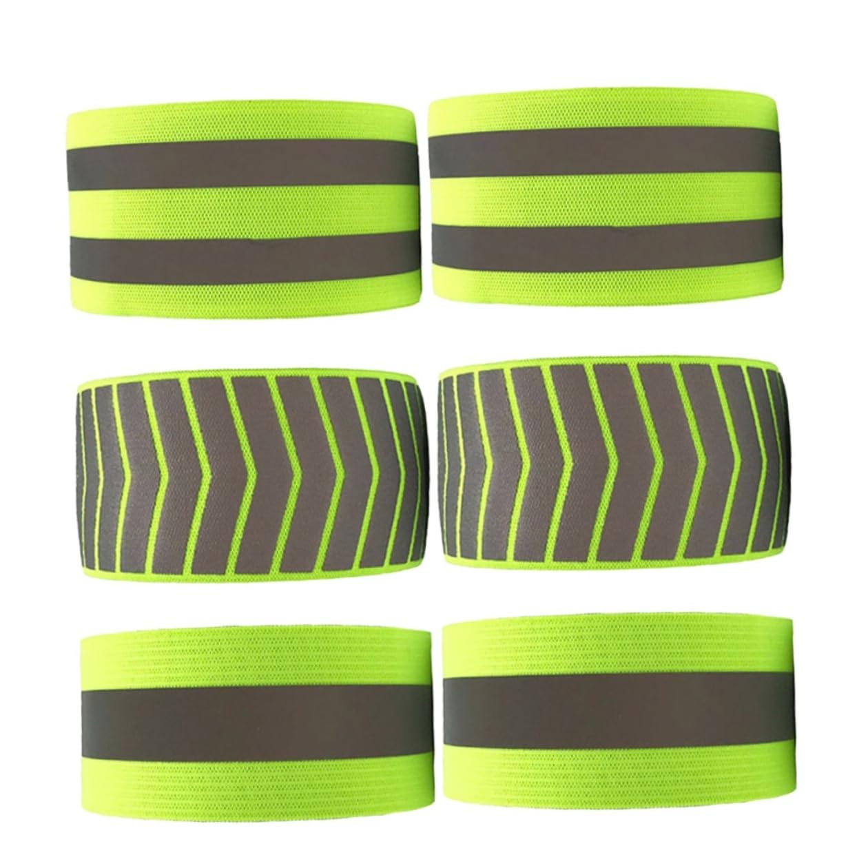 Yardwe 18 Pezzi Cinturino da Polso Riflettente Braccialetti Ad Alta visibilità Bracciale Riflettente Braccialetti Riflettenti Braccialetti Elastici Braccialetto da Corsa Notturna