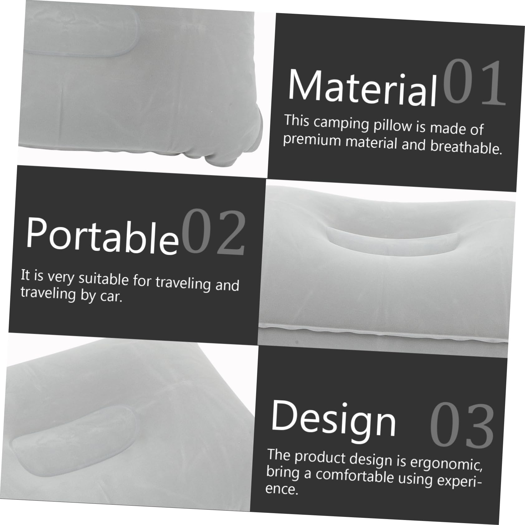 CIYODO Air Pillow Camping Inflatable Travel Pillows Office Resting Portable Outdoor