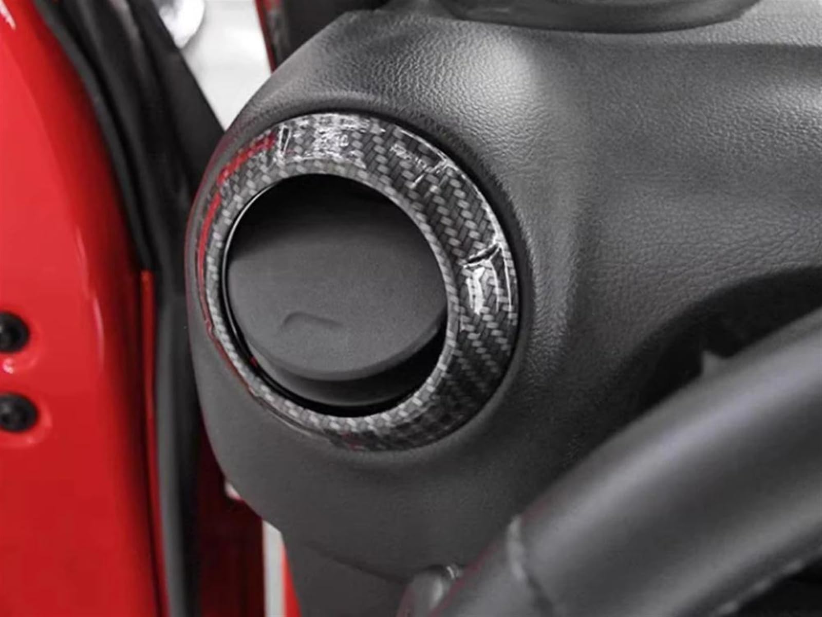 cornici bocchette Auto Compatibile con Jeep per Wrangler JK 2011-2017 Cruscotto per Auto A/C Aria Condizionata Sfiato Decorazione Copertura Adesivo Trim Accessori Interni(2)