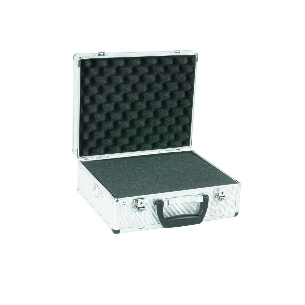 MAPLIN Small Flight Case With Foam Interior Lockable Key Secured Aluminium Storage Hard