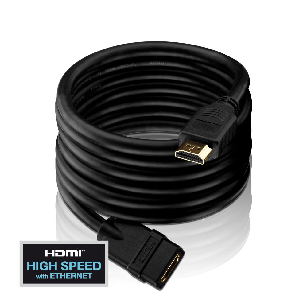 PureLink PI1100 Cable de extensión HDMI de alta velocidad (4K UltraHD (2160p), Ethernet), HDMI-A macho a HDMI-A hembra, certificado, 3,00m, negro