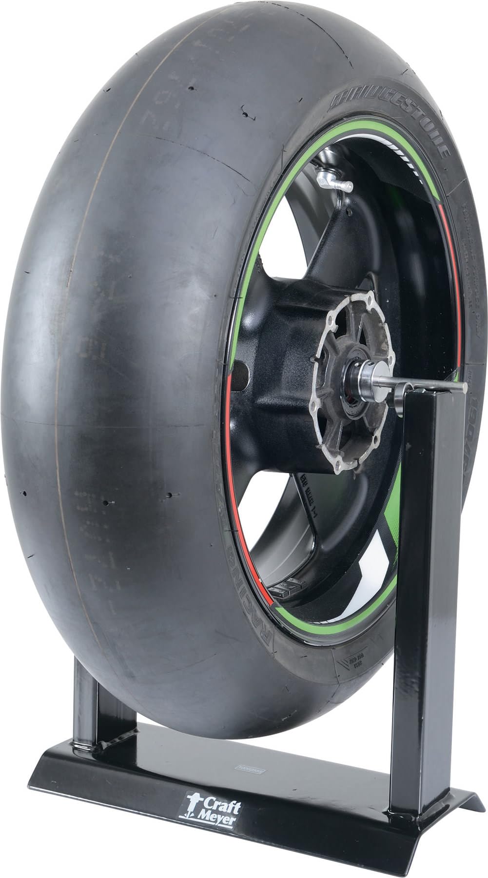 Generico EQUILIBRATRICE CRAFTMEYER per Pneumatici Professionale per GOMMISTI HOBBISTI Garage OFFICINE Incluso ASSE Diametro Assi: 12 mm, Lunghezza: 40 cm